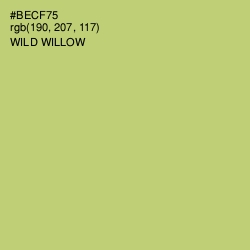 #BECF75 - Wild Willow Color Image